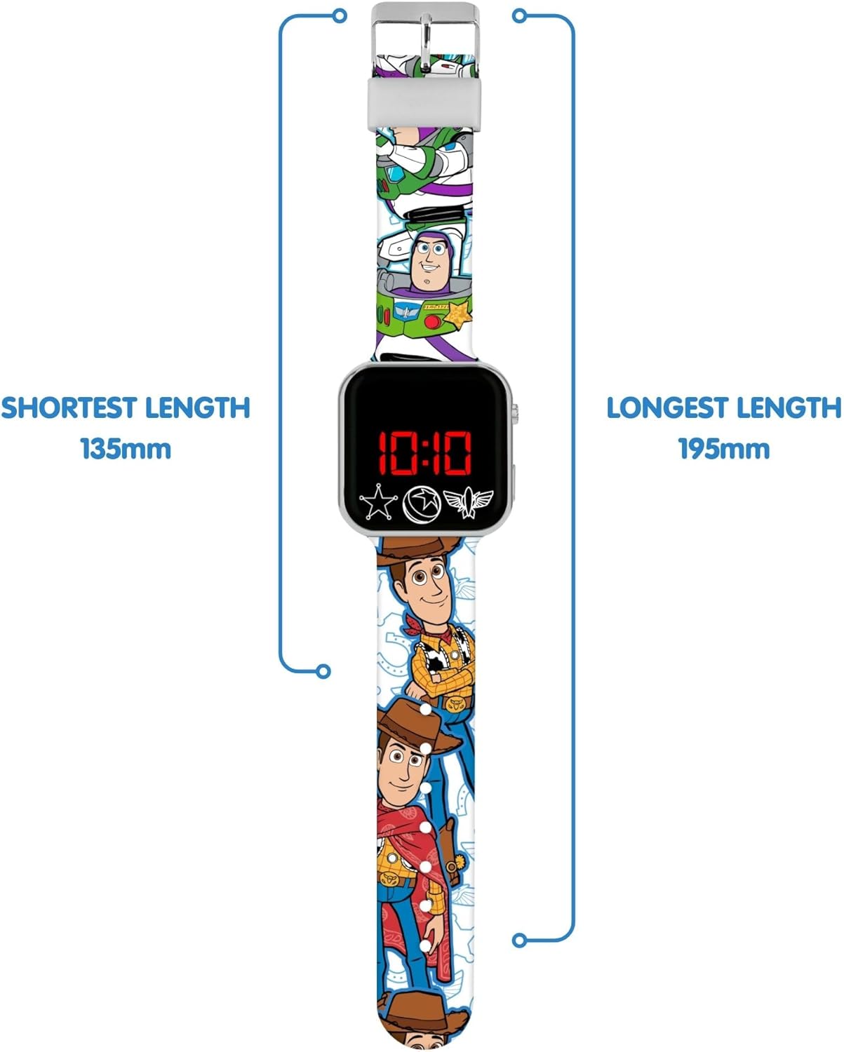 Disney Toy Story Buzz and Woody LED Watch