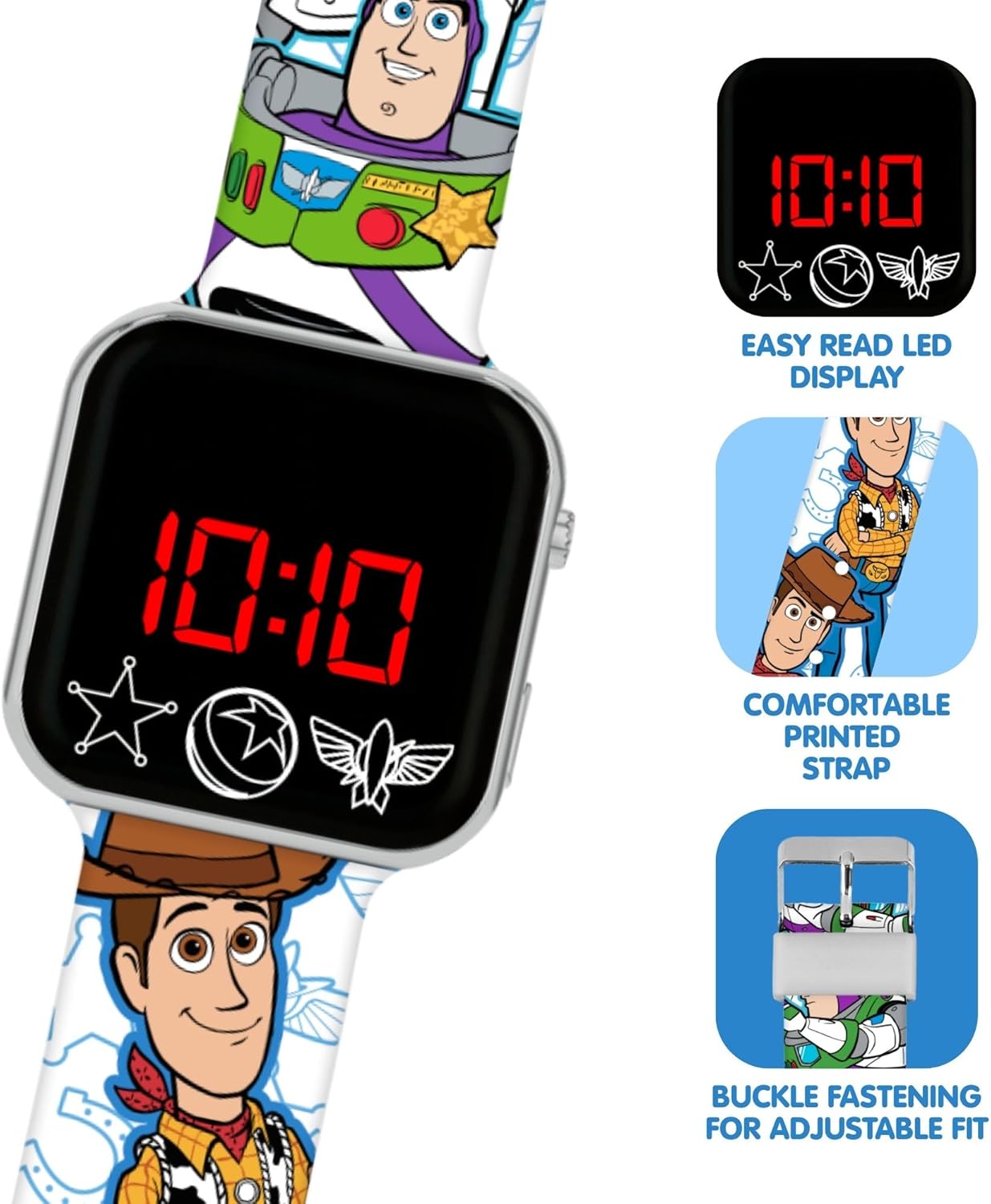Disney Toy Story Buzz and Woody LED Watch