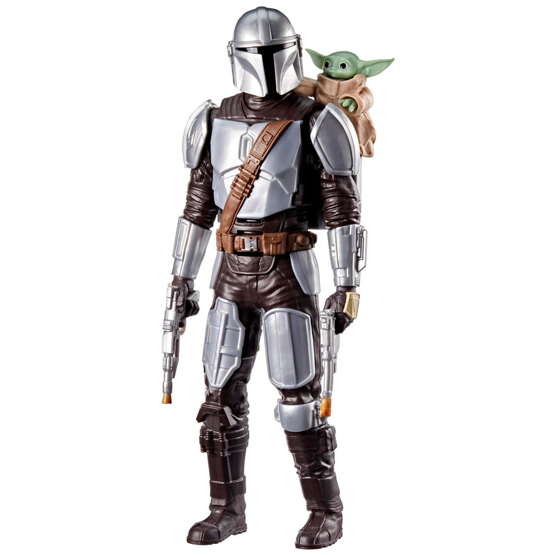 Star Wars The Mandalorian & Grogu Bounty Blaster, 28-cm Action Figure with Sound Effects & Phrases, Interactive Toys for Boys & Girls Ages 4+ - English version