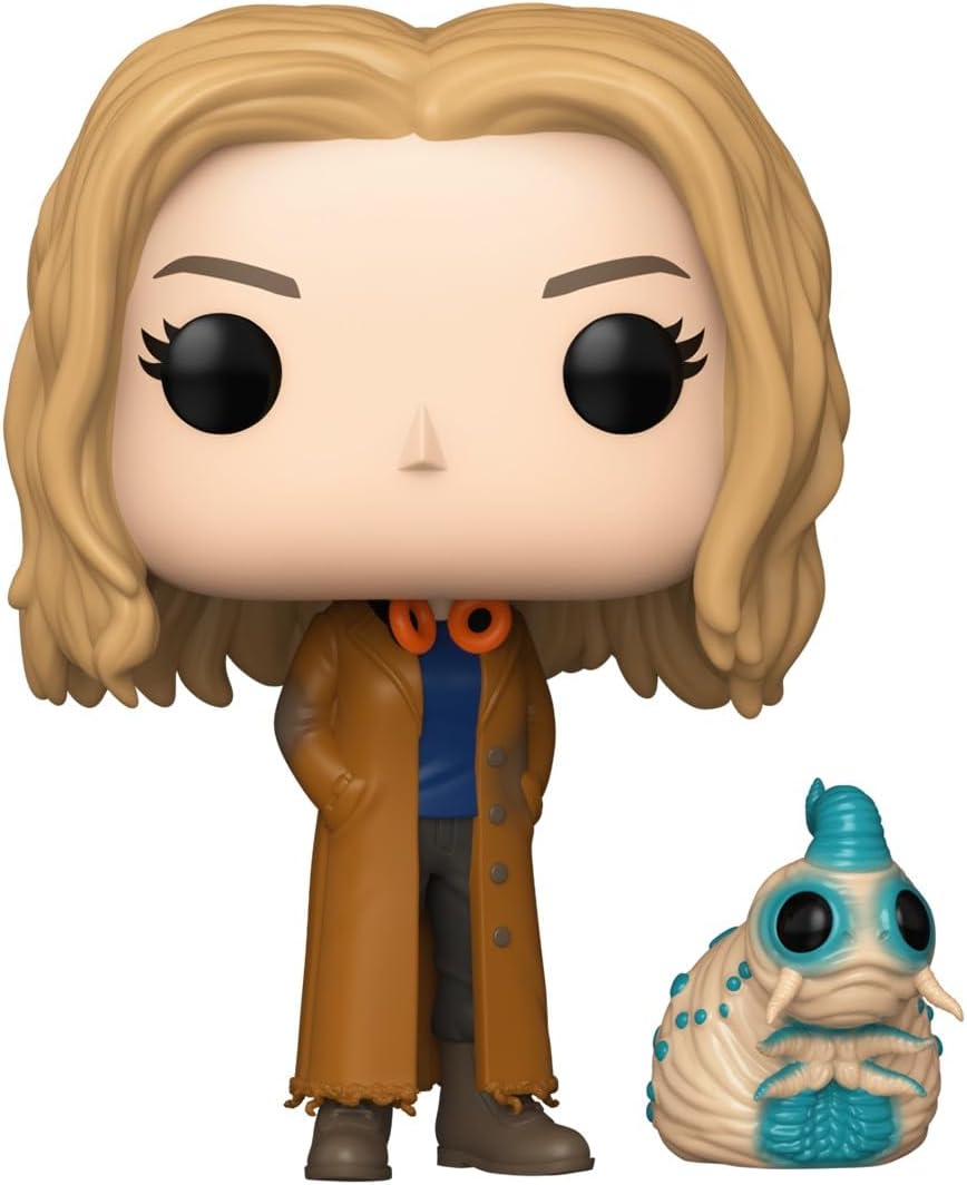 Funko POP! Movie: Supergirl - Kara Zor-El with Cedric - Figura in vinile da collezione - Idea regalo - Prodotto ufficiale - Giocattoli per bambini e adulti - Modello di figura per collezionisti