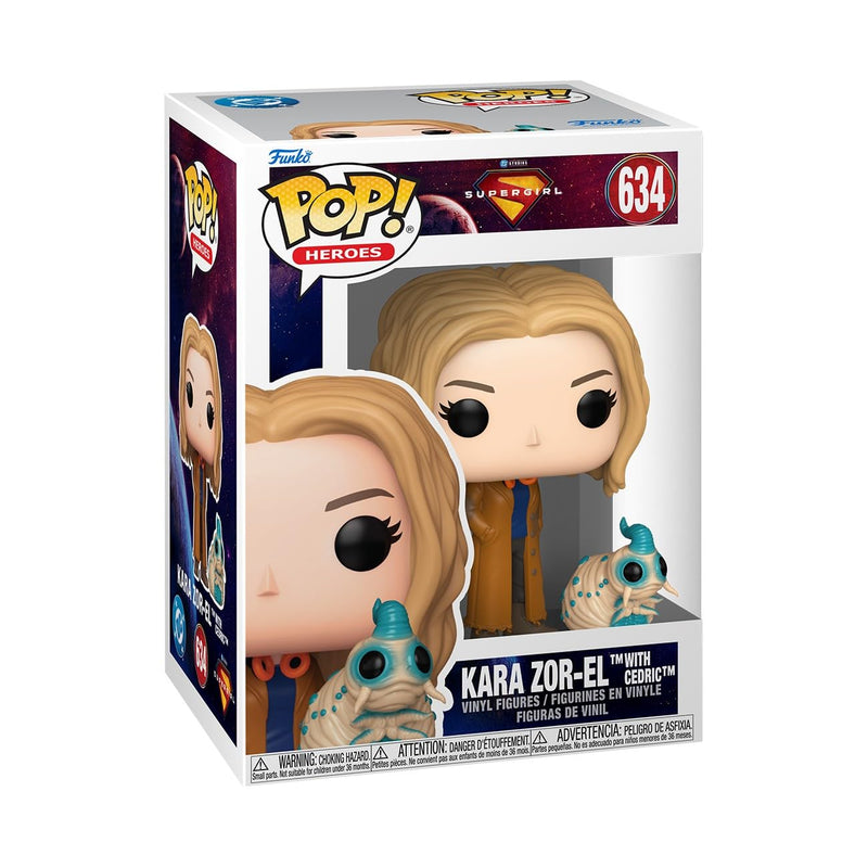 Funko Pop! Movie: Supergirl - Kara Zor-El with Cedric - Collectable Vinyl Figure - Gift Idea - Official Merchandise - Toys for Kids & Adults - Marvel Fans - Model Figure for Collectors and Display