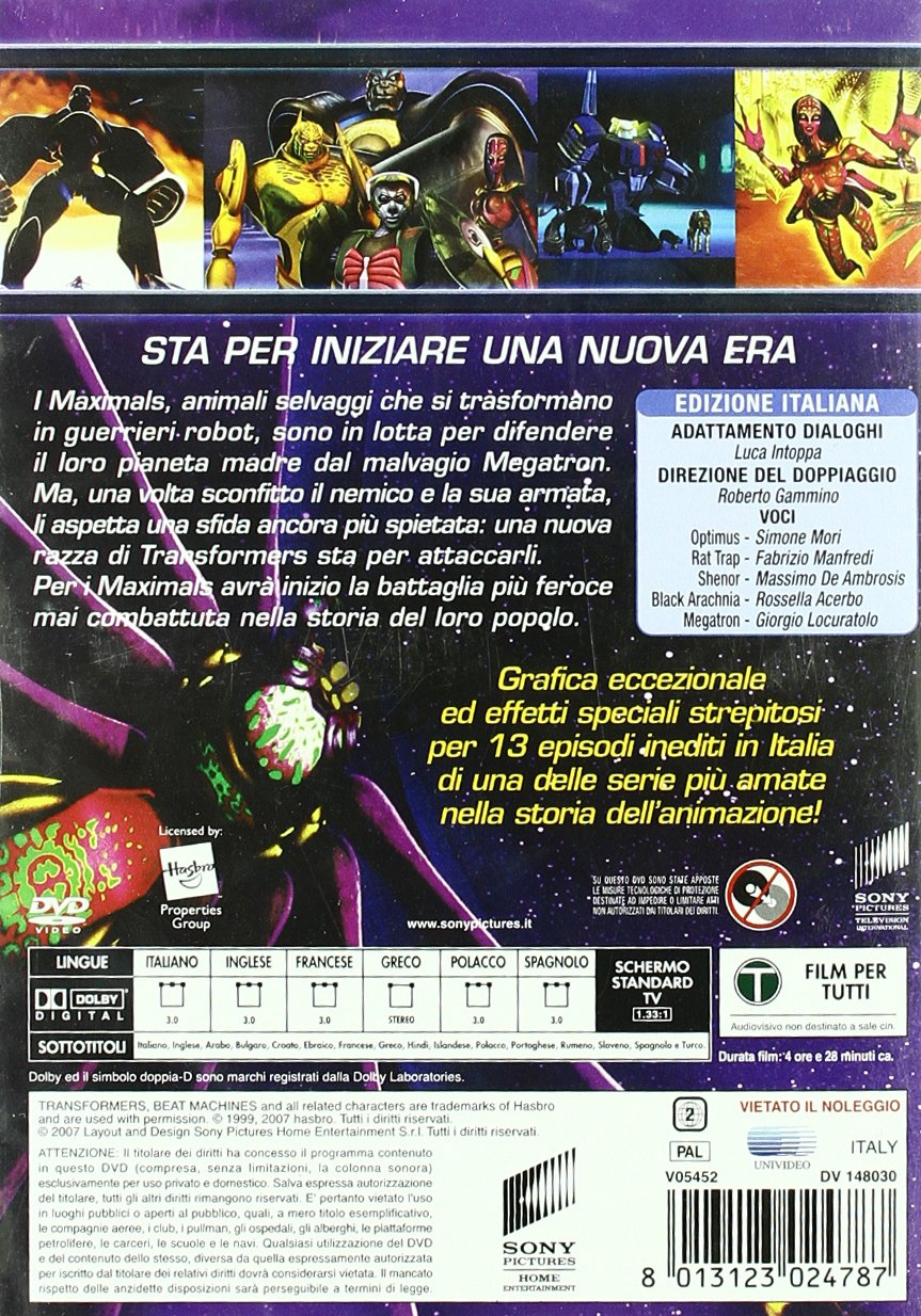 Transformers - Beast Machines - Stagione 01 (2 Dvd