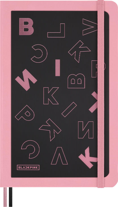 Moleskine x BLACKPINK Weekly Planner 2026 2027-18-Month Horizontal Planner with Hard Cover and Elastic Closure, Large Size 13 x 21 cm