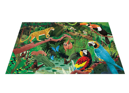 Rebo Publishers - Boek en Puzzel - De Amazone