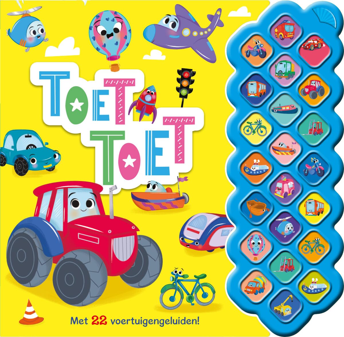 Rebo Publishers - Geluidenboek Toet-Toet 22 Geluiden