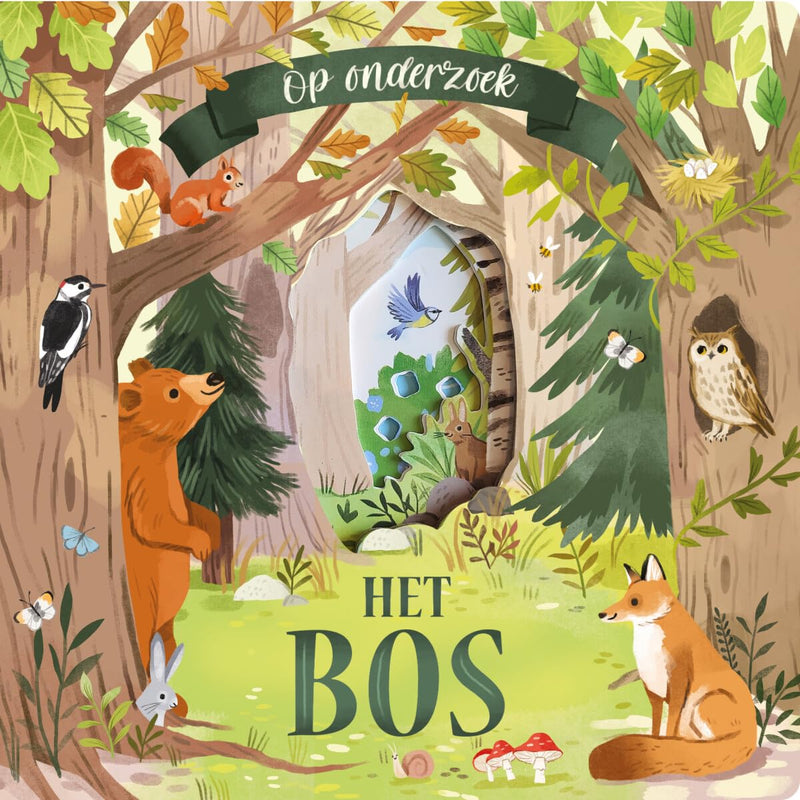 Rebo Publishers - Het Bos - op Onderzoek Flapjesboek