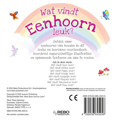 Rebo Publishers - Wat Vindt Eenhoorn Leuk?