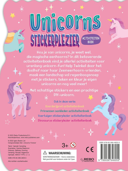 Rebo Publishers - Unicorns Stickerplezier Stickerboek