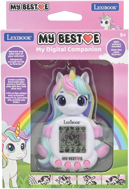 Lexibook, Console My Best-E Licorne met LCD-scherm en sleutelhanger, Roze, JLMBUNI
