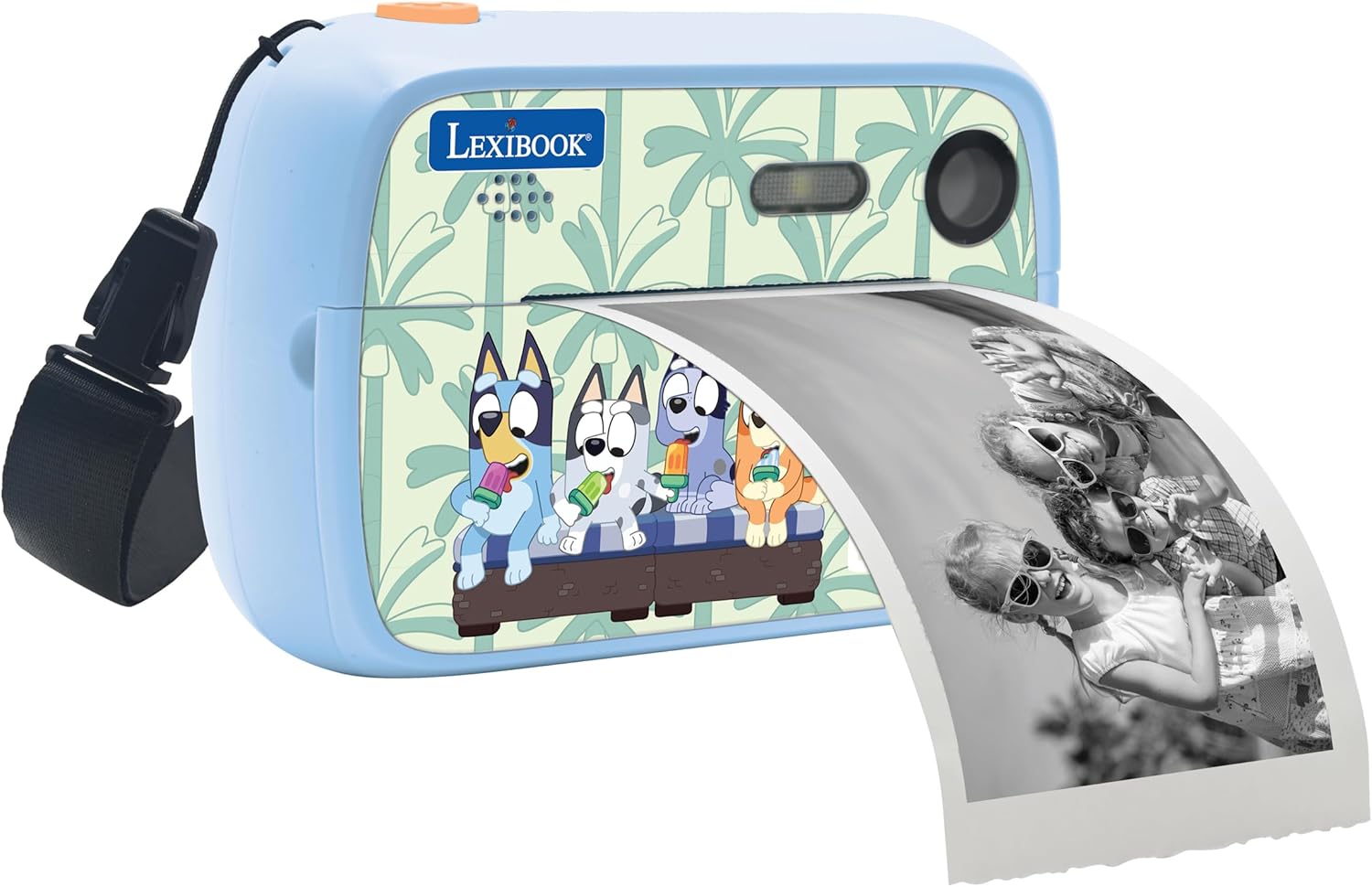 Lexibook, Bluey, StarCAM Print-camera met instant printer, foto- en videofuncties, 32 GB micro-SD-kaart en fotoaanpassingsset, DJ150BY