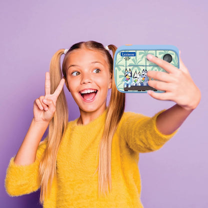 Lexibook, Bluey, StarCAM Print-camera met instant printer, foto- en videofuncties, 32 GB micro-SD-kaart en fotoaanpassingsset, DJ150BY