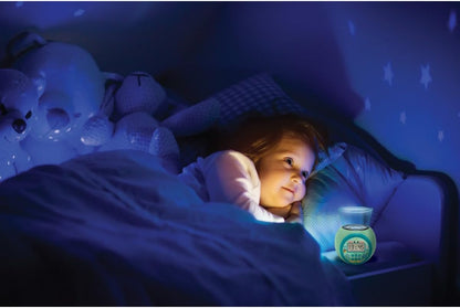 Lexibook, Magnifique Projector Wecker Star Wars met Nachtlampje Timer, Multicolor Plafondprojectie, Verlichte LCD-scherm, Snooze Alarm, Werkt op Batterijen, Groen, RL977SW