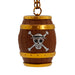 ABYSTYLE One Piece Barrel Skull 3D Keychain | Official Anime Accessory for Fans & Collectors | Luffy-Inspired Pirate Skull Key Ring for Backpacks, Bags, Gifts, and Display