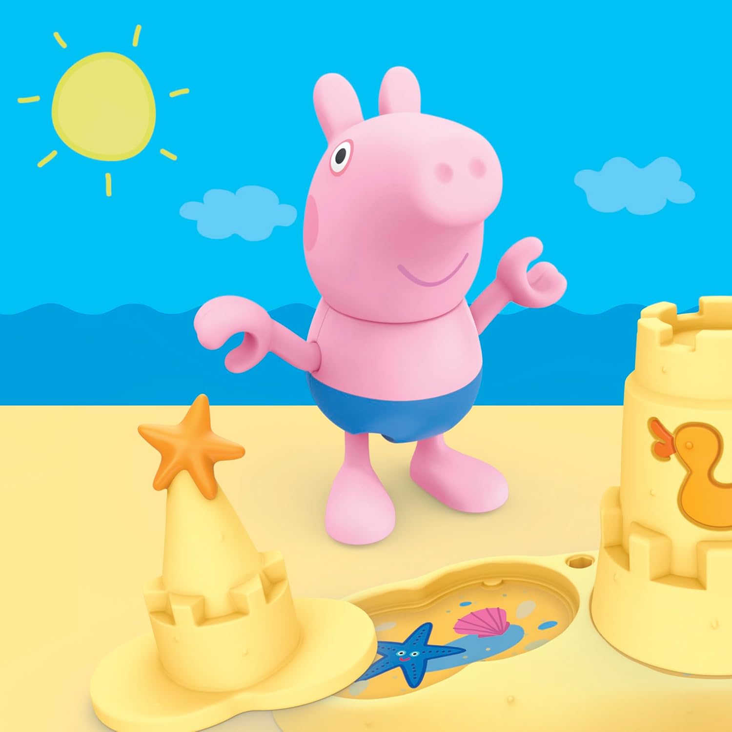 Peppa Pig-kroost, stranddagspeelset