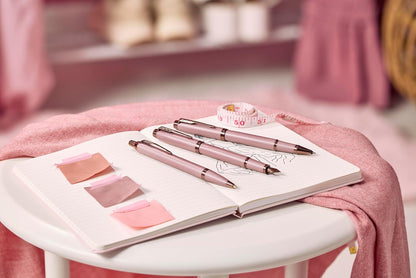 Parker IM Penna a sfera | Collezione Finishing Touch | finitura malva | punta media | inchiostro blu | confezione regalo
