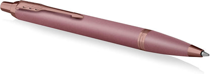 Parker IM Penna a sfera | Collezione Finishing Touch | finitura malva | punta media | inchiostro blu | confezione regalo