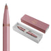 Parker IM Penna a sfera | Collezione Finishing Touch | finitura malva | punta media | inchiostro blu | confezione regalo