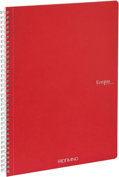 Fabriano EcoQua Quaderni a Spirale, Rosso