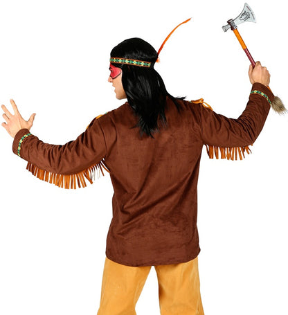 Widmann Native Indian (Coat, Headband With Feather) (S) Brown