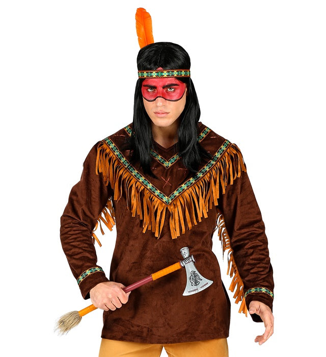 Widmann Native Indian (Coat, Headband With Feather) (XL) Brown