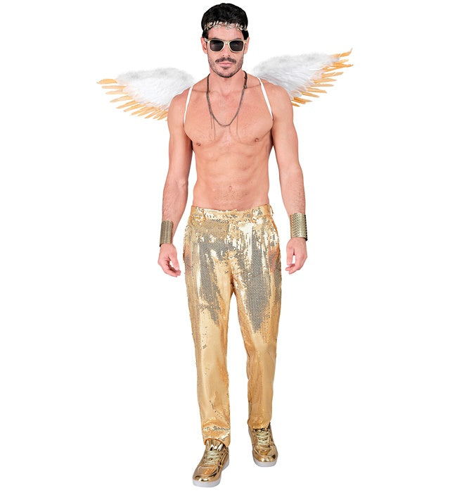 Widmann Party Fashion Pants (Gold Sequin Pants) (M) Gold