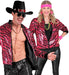 Widmann Party Fashion Bomber (Pink Animalier Sequin Bomber) (S/M) Pink