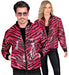 Widmann Party Fashion Bomber (Pink Animalier Sequin Bomber) (L/XL) Pink