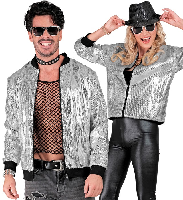 Widmann Party Fashion Bomber (Multicolor Sequin Bomber) (XXL) Different Colors