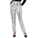 Widmann Party Fashion Pants (Silver Sequin Pants) (L) Silver