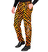 Widmann Party Fashion Pants (Animalier Tiger Sequin Pants) (S) Orange