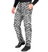 Widmann Party Fashion Pants (Animalier Zebra Sequin Pants) (M) Silver