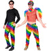 Widmann Party Fashion Pants (Rainbow Sequin Pants) (L) Rainbow