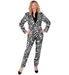 Widmann Party Fashion Pants (Animalier Tiger Sequin Pants) (XL) Orange