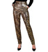 Widmann Party Fashion Pants (Animalier Leopard Sequin Pants) (S) Gold