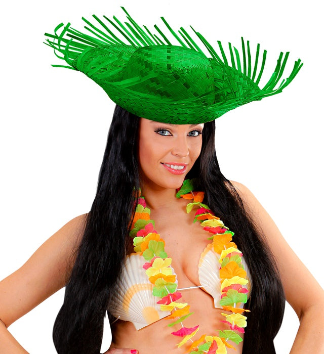 Widmann Pink Straw Ipanema Hat