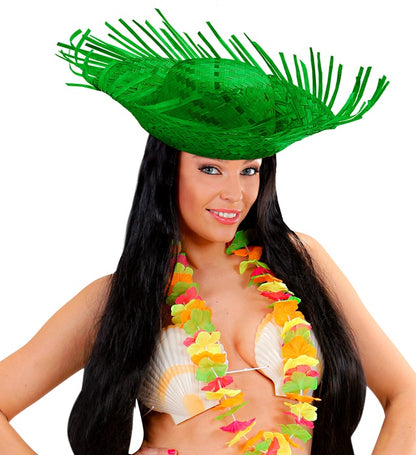 Widmann Pink Straw Ipanema Hat