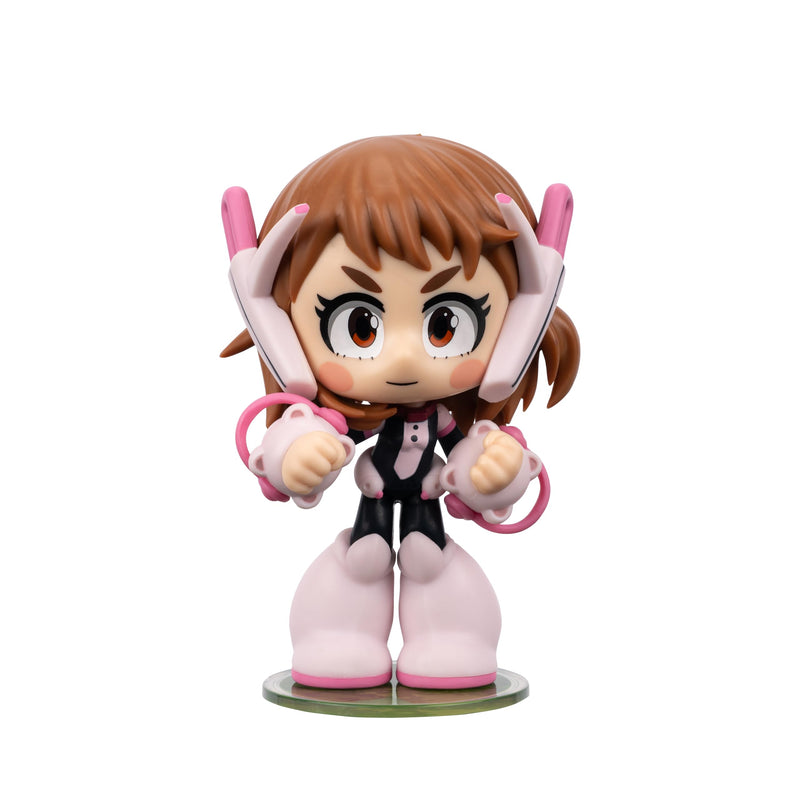 Total Anime Ochaco Uraraka (Kawaii) - 4-Inch Scale Articulated Mini-Figure with Display Base