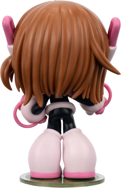 Total Anime Ochaco Uraraka (Kawaii) - 4-Inch Scale Articulated Mini-Figure with Display Base