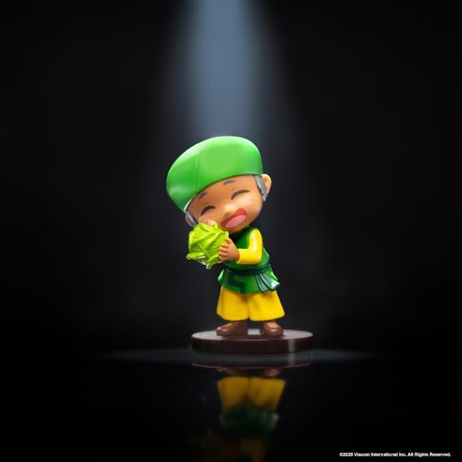 Avatar: The Last Airbender Cai - 4-Inch Mini Figure in Kawaii Style in Dynamic Pose with Display Base