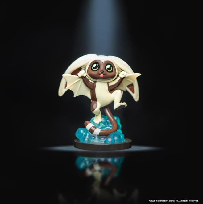 Avatar: The Last Airbender Momo - 4-Inch Mini Figure in Kawaii Style in Dynamic Pose with Display Base