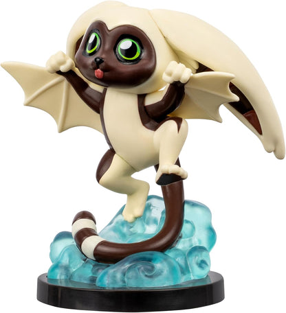 Avatar: The Last Airbender Momo - 4-Inch Mini Figure in Kawaii Style in Dynamic Pose with Display Base