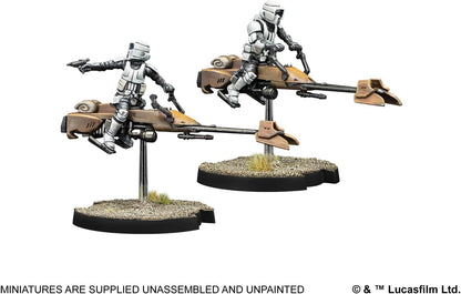 Asmodee | Star Wars: Legion - 74-Z Speeder Bike Unit Expansion | Miniatures Game | Ages 14+ | 2 Players | 90 Minutes Playing Time