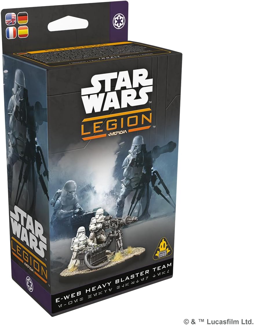 Asmodee | Star Wars: Legion - E-Web Heavy Blaster Team | Miniatures Game | Ages 14+ | 2 Players | 90 Minutes Playing Time
