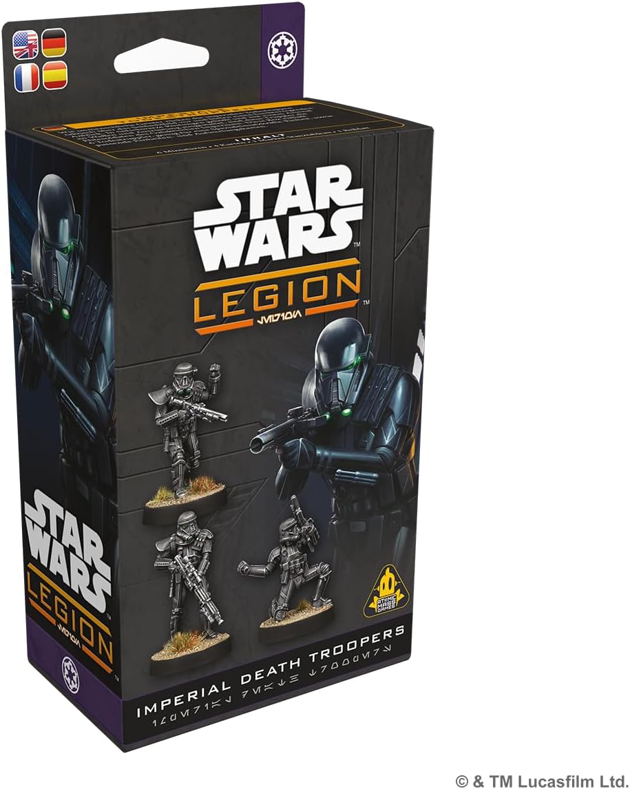 Asmodee | Star Wars: Legion - Imperial Death Troopers | Miniatures Game | Ages 14+ | 2 Players | 90 Minutes Playing Time