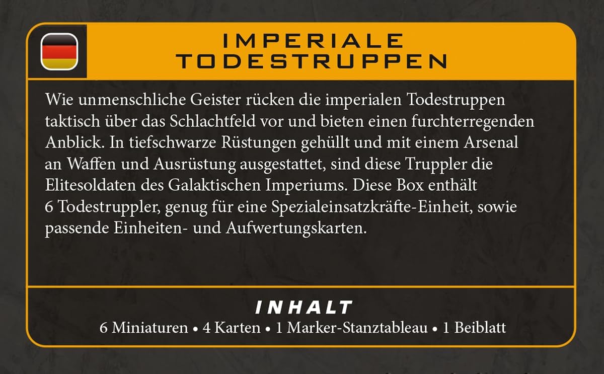 Asmodee | Star Wars: Legion - Imperial Death Troopers | Miniatures Game | Ages 14+ | 2 Players | 90 Minutes Playing Time