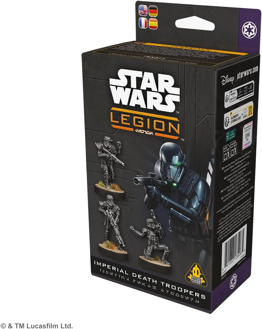 Asmodee | Star Wars: Legion - Imperial Death Troopers | Miniatures Game | Ages 14+ | 2 Players | 90 Minutes Playing Time
