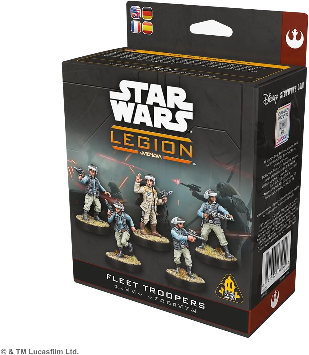 Asmodee | Star Wars: Legion - Fleet Troopers | Miniatures Game | Ages 14+ | 2 Players | 90 Minutes Playing Time