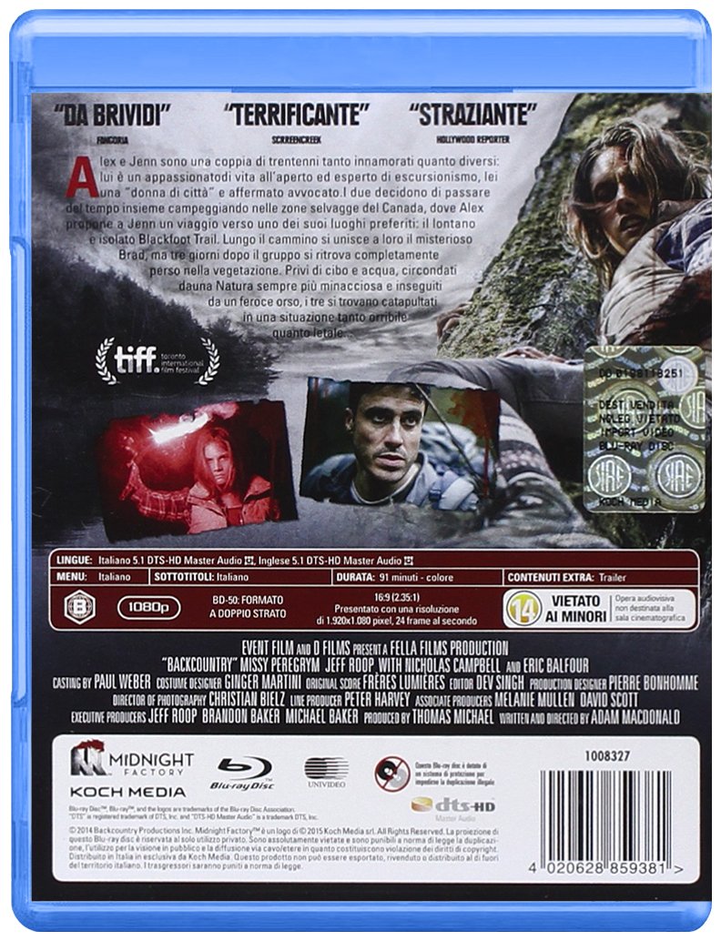 backcountry (standard edition) (blu ray) BluRay Italian Import