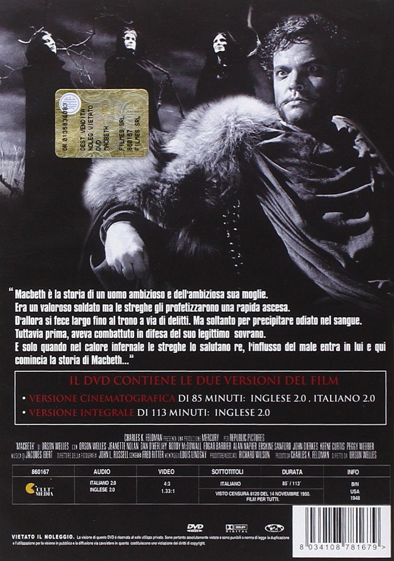 Macbeth (1948) (Blu-Ray