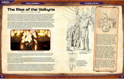 Heroscape: Tome of Annihilation - Hardcover RPG Book, Lore Collection, Chronicles The Complete Saga of The Age of Annihilation, Biographies Scenarios